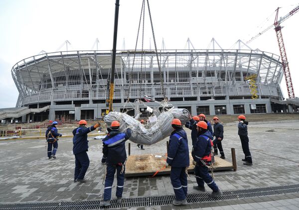Строительство стадиона Ростов Арена
