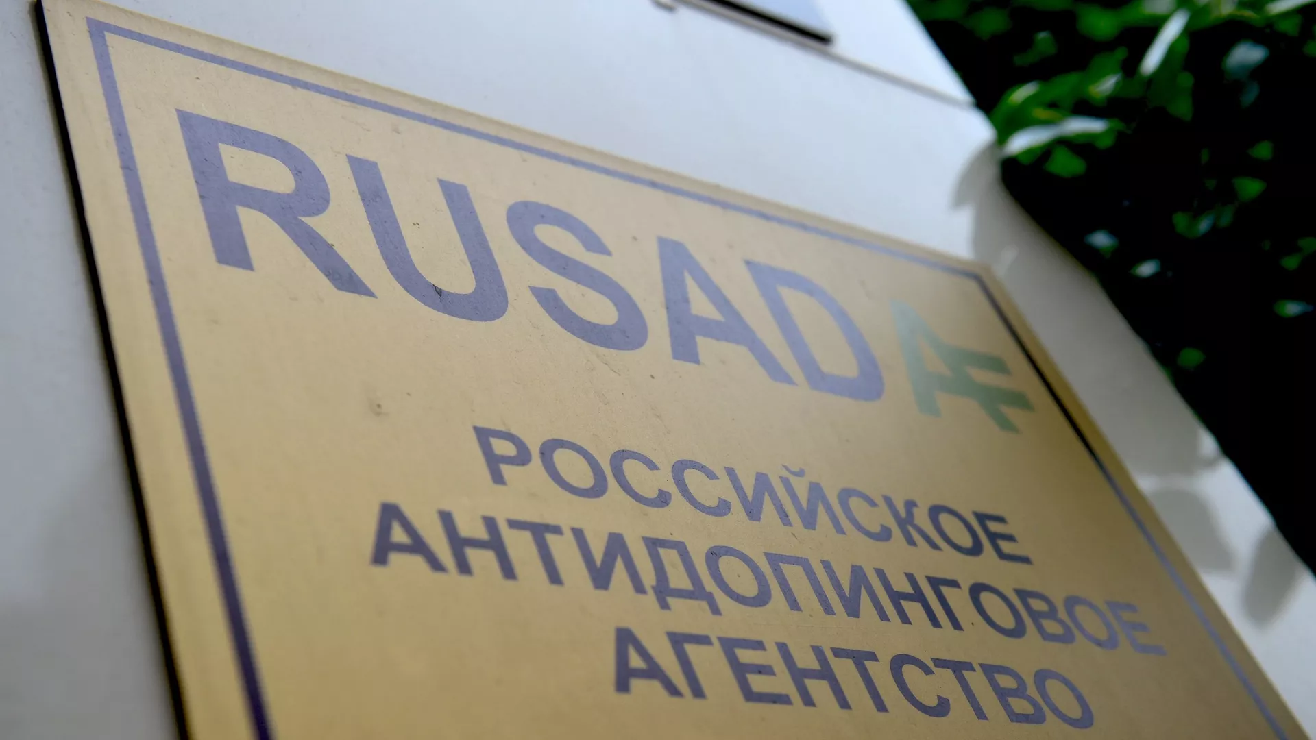 Вывеска на здании Российского антидопингового агентства (РУСАДА) - РИА Новости, 1920, 12.11.2021
