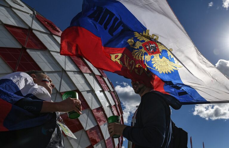 Болельщики сборной России Болельщики сборной России