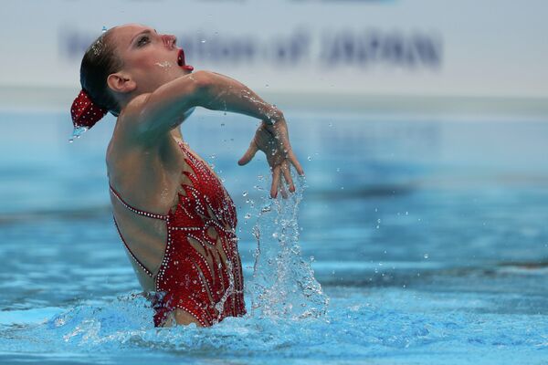 Светлана Колесниченко на чемпионате мира по водным видам спорта в Будапеште