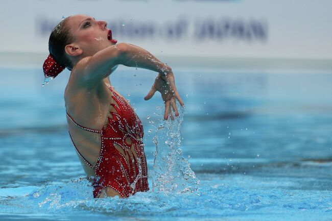 Светлана Колесниченко на чемпионате мира по водным видам спорта в Будапеште