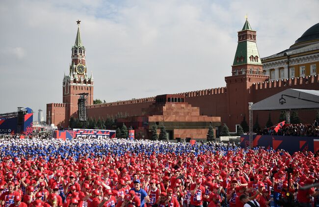 День российского бокса на Красной площади