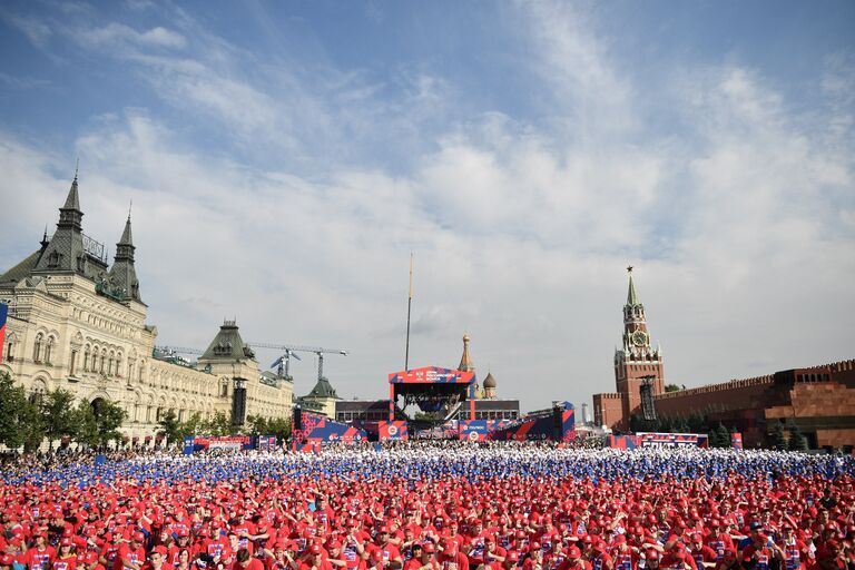 День российского бокса на Красной площади