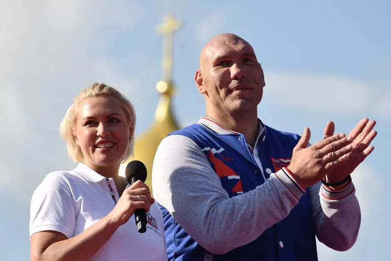 Николай Валуев и Наталья Рагозина Николай Валуев и Наталья Рагозина