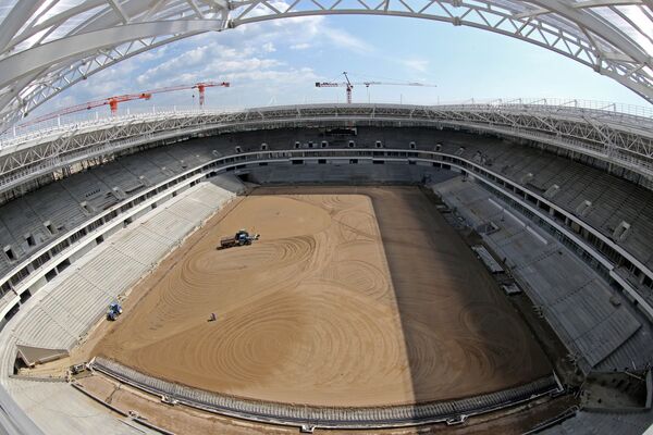 Строительство Стадиона Калининград к чемпионату мира по футболу 2018 года