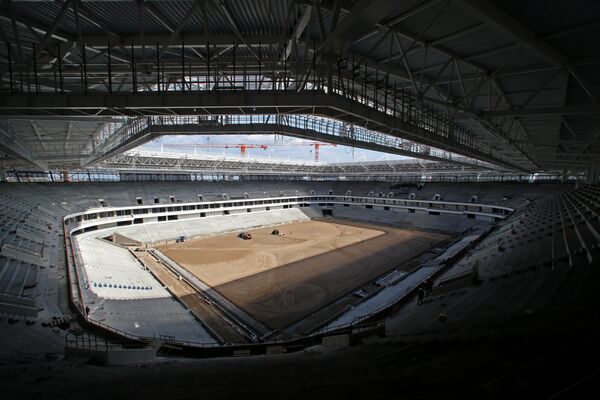Строительство Стадиона Калининград к чемпионату мира по футболу 2018 года