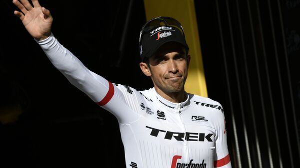 Велогонщик Trek-Segafredo Альберто Контадор
