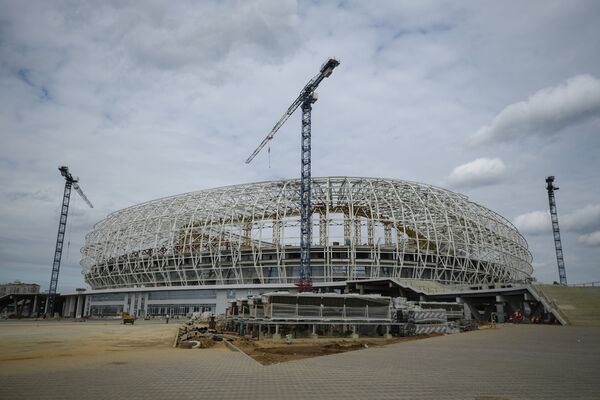 Строительство стадиона Мордовия Арена