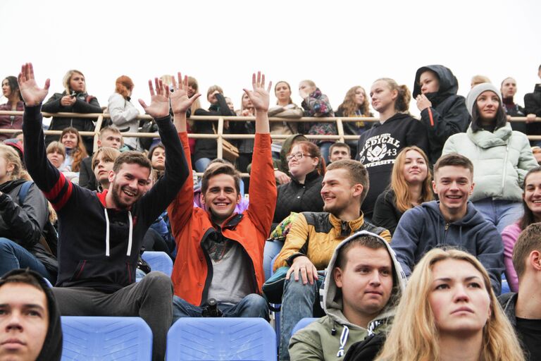 В Рязани вновь провели масштабную Зарядку с чемпионом в поддержку ГТО