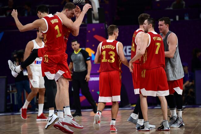 Баскетболисты сборной России
