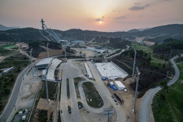 Горные объекты в столице Олимпийских игр 2018 года Пхенчхане