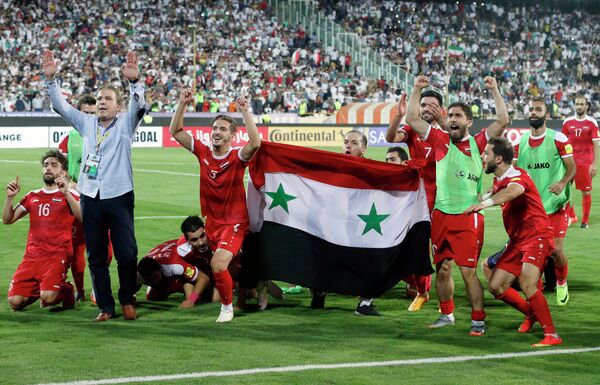 Футболисты сборной Сирии