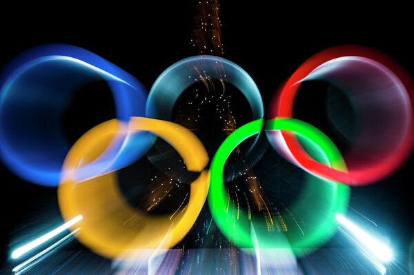 Олимпийские Кольца в Париже