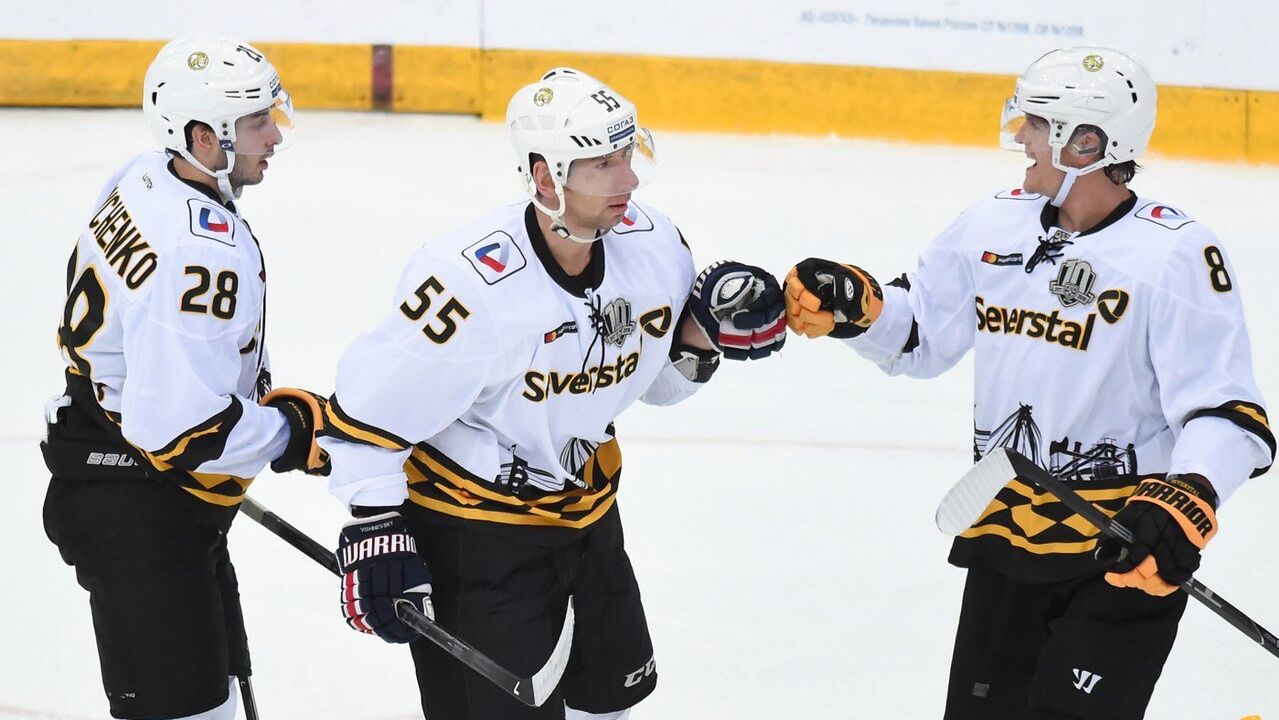 Хоккеисты череповецкой Северстали - РИА Новости, 1920, 20.02.2025