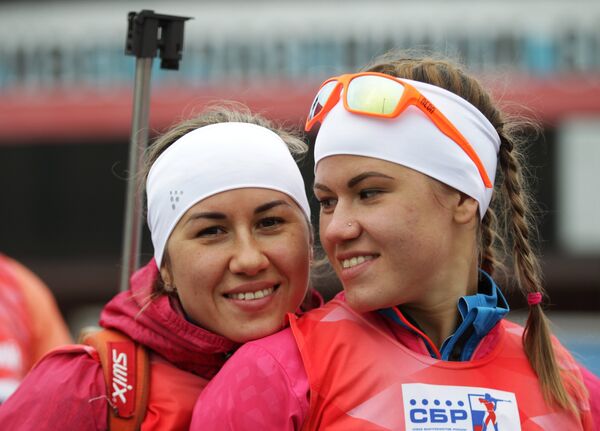 Дарья Виролайнен и Кристина Резцова (слева направо)