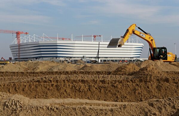 Строительство футбольного стадиона Калининград