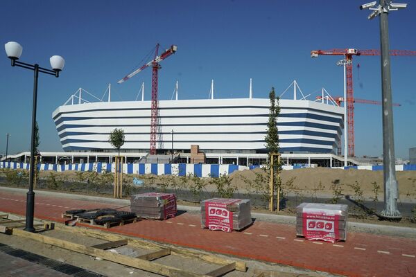 Строительство футбольного стадиона Калининград