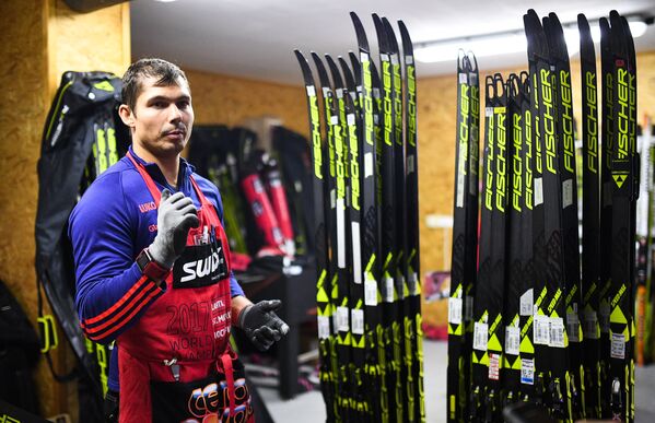 Сервисмен сборной России по лыжным гонкам Евгений Уфтиков