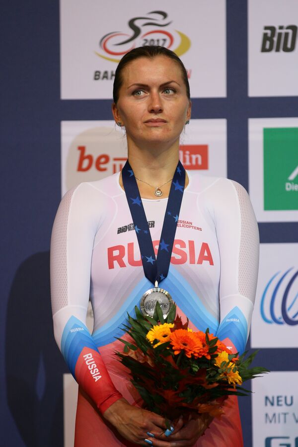 Экс-чемпионка Европы, призер чемпионата Европы по велоспорту на треке Евгения Аугустинас