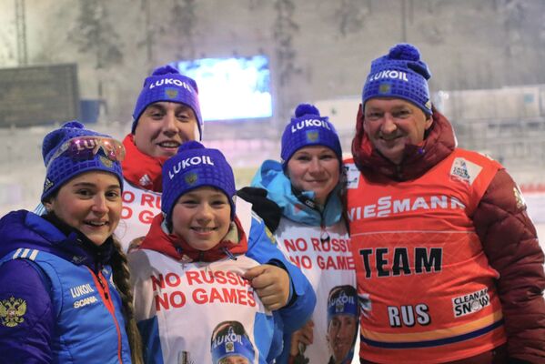 Тренер сборной России по лыжным гонкам Маркус Крамер (справа)
