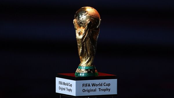 Кубок чемпионата мира по футболу на официальной жеребьевке чемпионата мира-2018 по футбол
