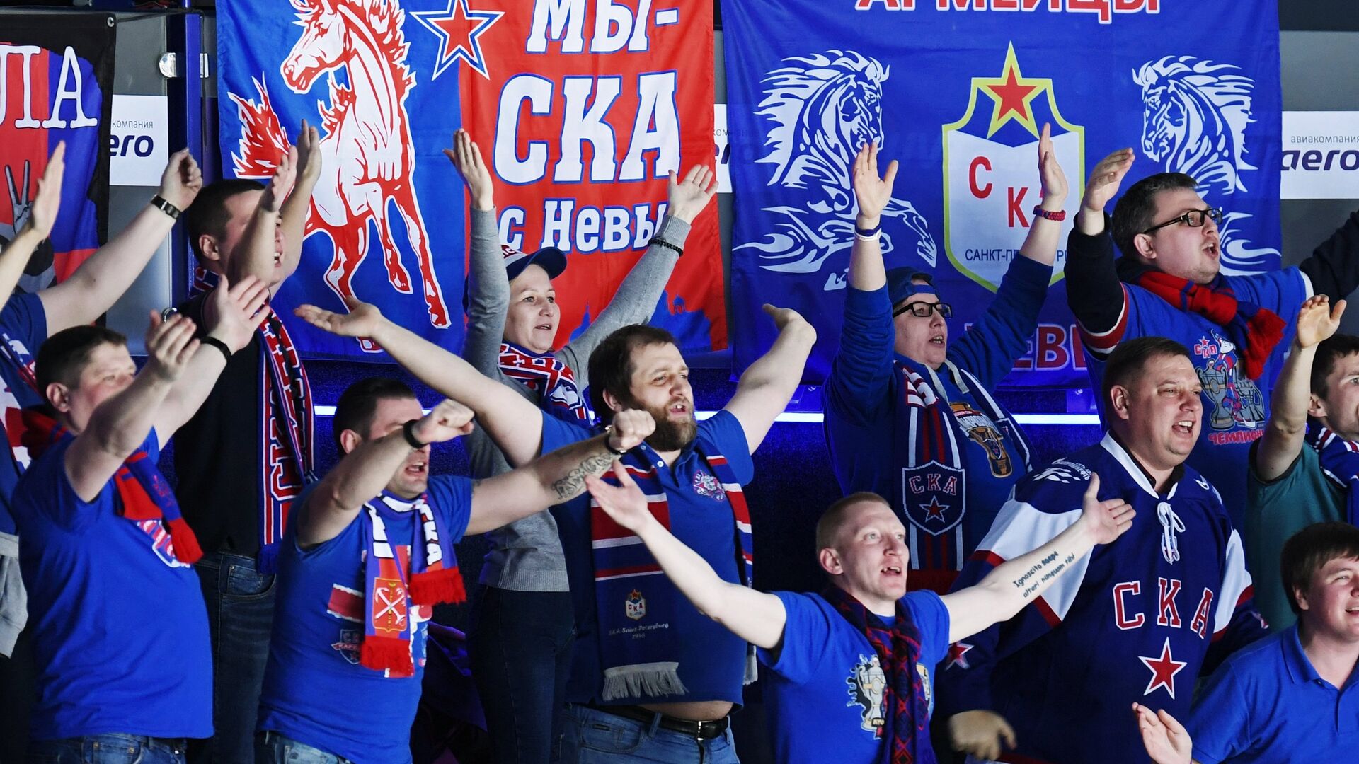 Болельщики ХК СКА  - РИА Новости, 1920, 14.09.2025