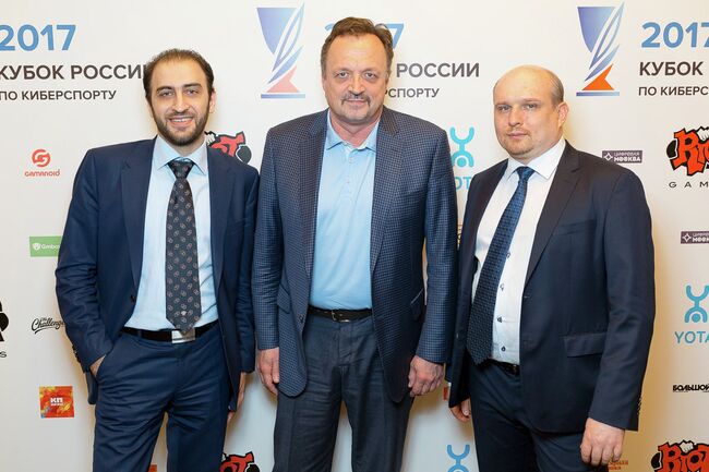 Эмин Антонян, Виктор Гусев, Дмитрий Смит (слева направо)