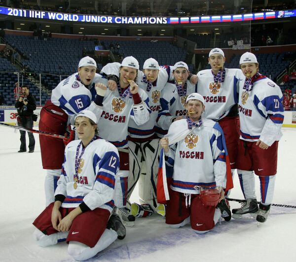 Хоккеисты молодежной сборной России (2011 год)