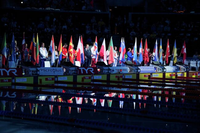 Пловцы на чемпионате Европы на короткой воде