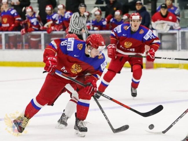 Нападающий молодежной сборной России по хоккею Данил Веряев