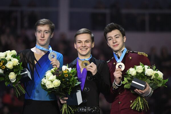 Александр Самарин, Михаил Коляда и Дмитрий Алиев (слева направо)