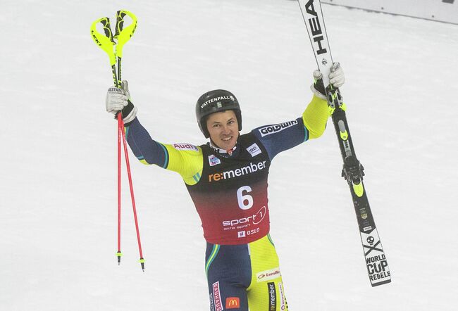 Шведский горнолыжник Андре Мюрер
