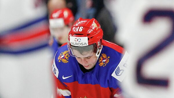 Нападающий молодежной сборной России по хоккею Андрей Алтыбармакян