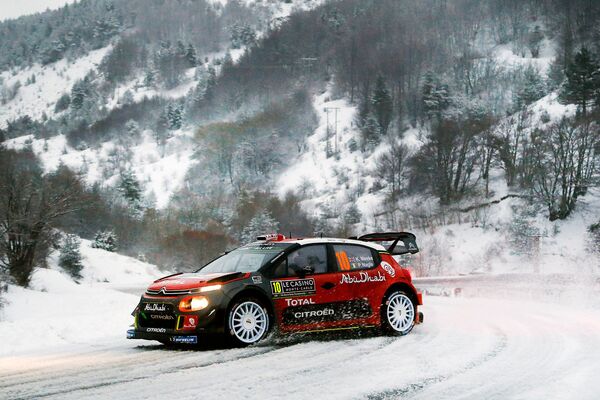Участник этапа WRC Ралли Монте-Карло