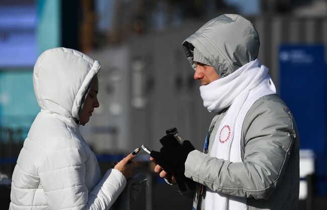 Российские керлингисты Анастасия Брызгалова и Александр Крушельницкий