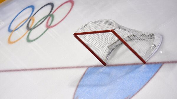 Хоккейные ворота на Олимпиаде