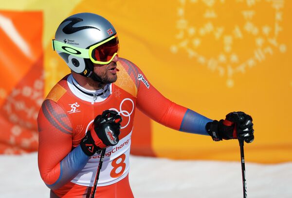 Норвежский горнолыжник Аксель Лунд Свиндаль