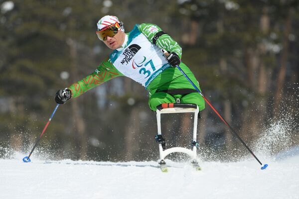 Белорусский паралимпиец Дмитрий Лобан