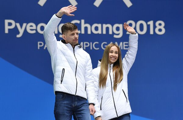 Михалина Лысова и ее ведущий Алексей Иванов