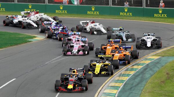 Гонщики на дистанции Гран-при Австралии