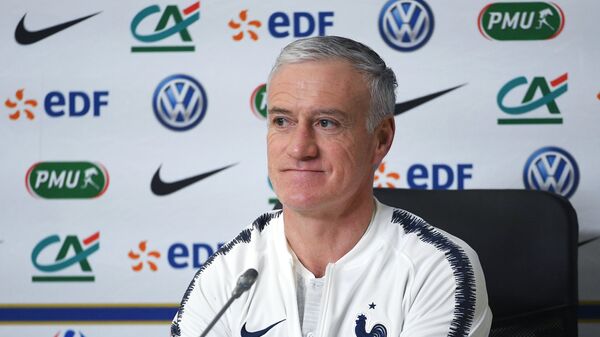 Главный тренер сборной Франции по футболу Дидье Дешам