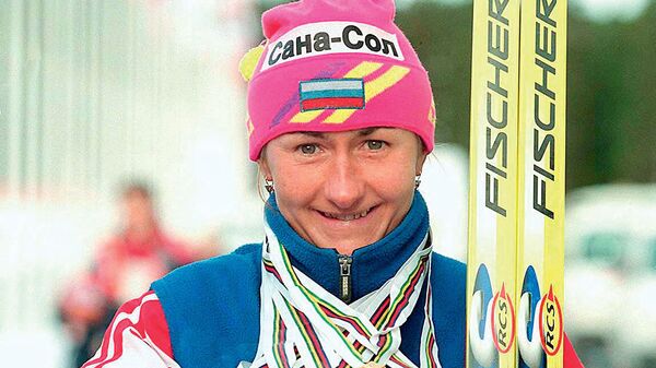 Трехкратная олимпийская чемпионка президент Федерации лыжных гонок России Елена Вяльбе