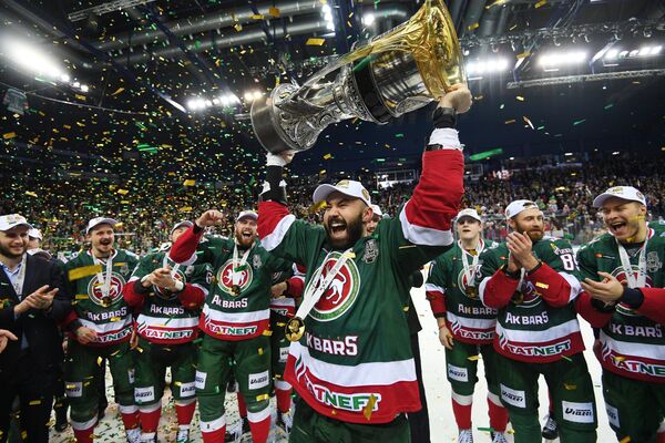 Хоккеисты Ак Барса, ставшие обладателями Кубка Гагарина