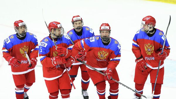 Хоккеисты юниорской сборной России (до 18 лет)