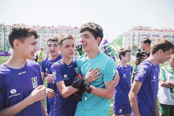 Футболисты красноярского Тотема после победы