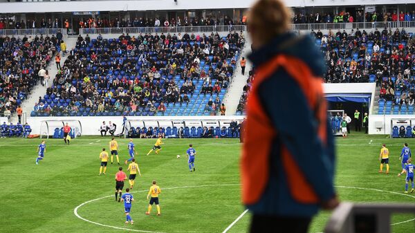 Первый официальный матч на стадионе Волгоград Арена