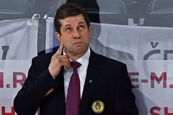 Исполняющий обязанности главного тренера сборной Белоруссии по хоккею Сергей Пушков