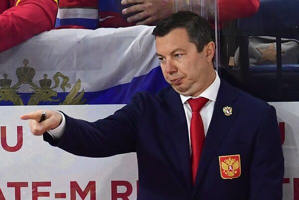 Исполняющий обязанности главного тренера сборной России Илья Воробьев
