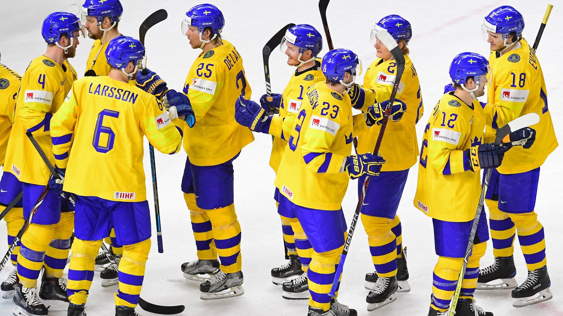 Хоккеисты сборной Швеции - РИА Новости, 1920, 25.05.2025