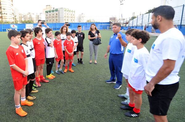 Участники Международной детской социальной программы ПАО Газпром Футбол для дружбы